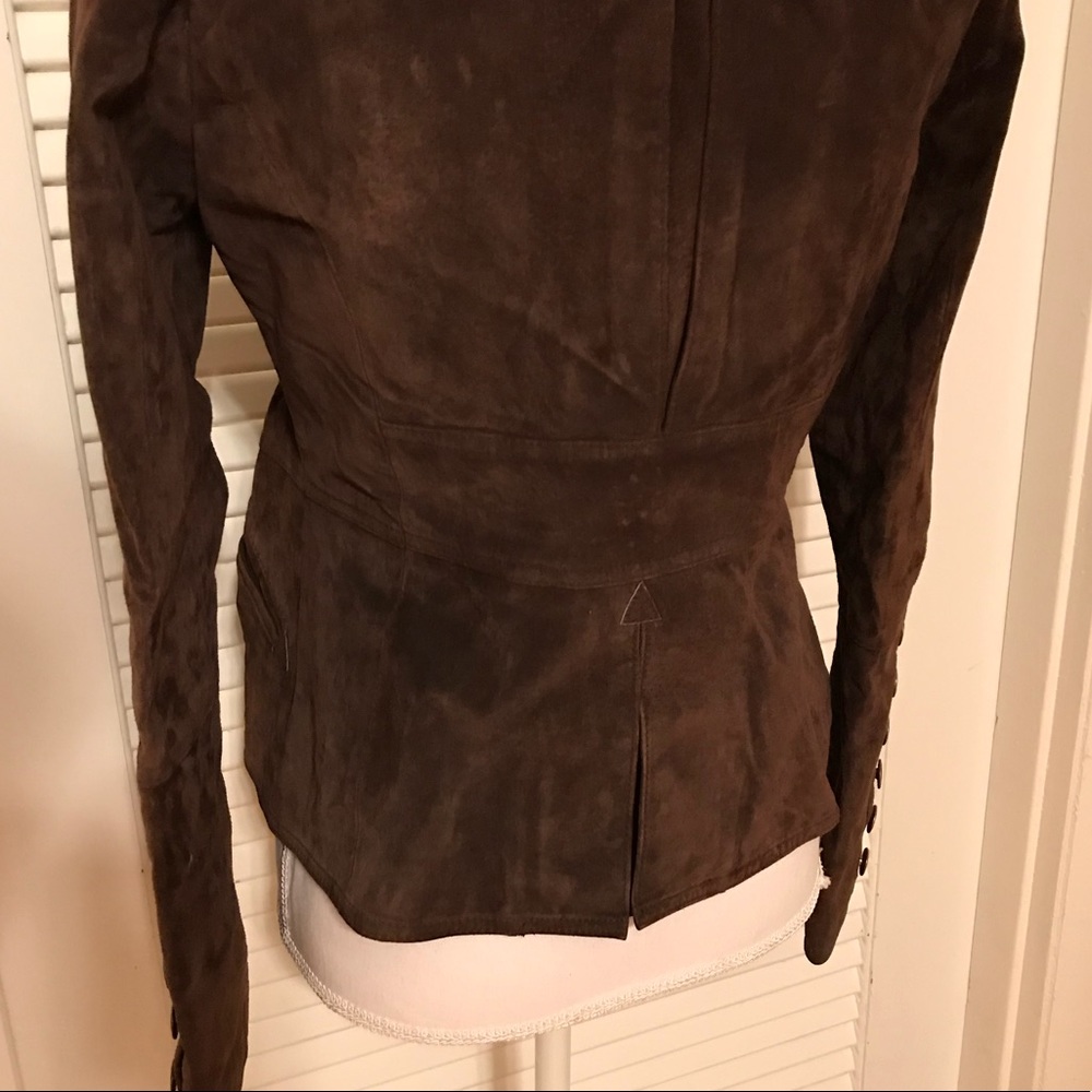 Brown suede B.B. Dakota jacket - Picture 4 of 5